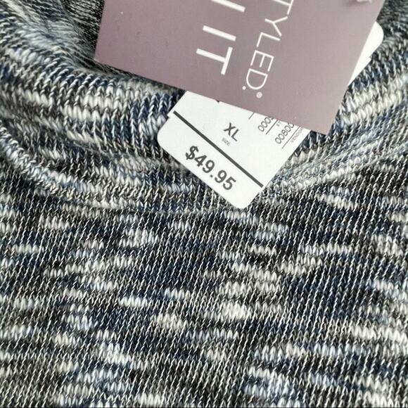 🆕 Christopher and Banks cowl neck sweater NWT heathered - Picture 7 of 9